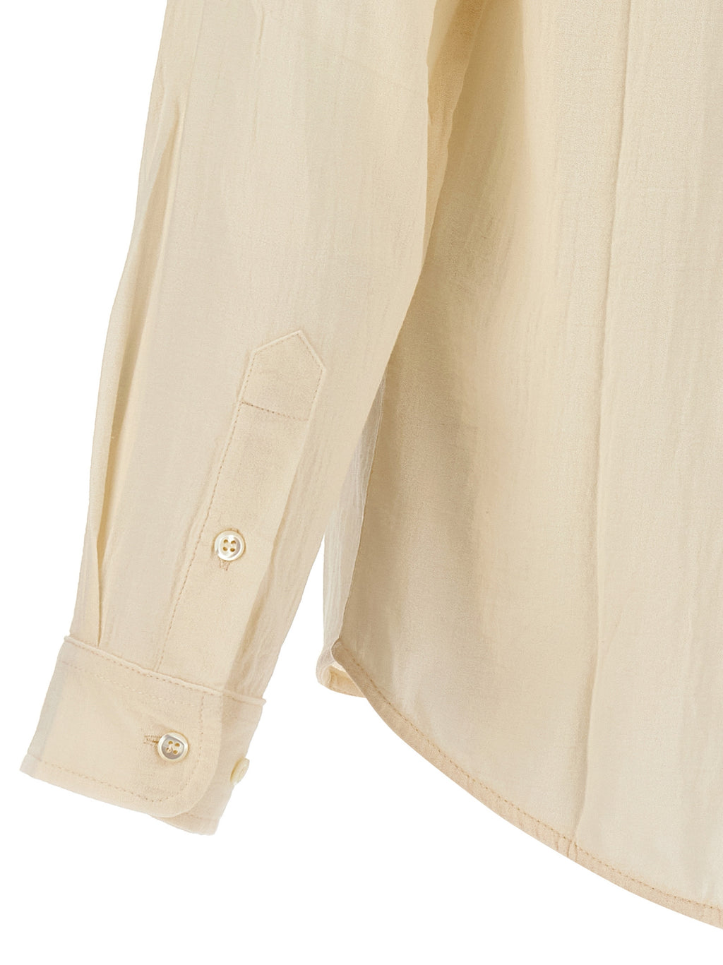 Séfr White Cotton Shirt