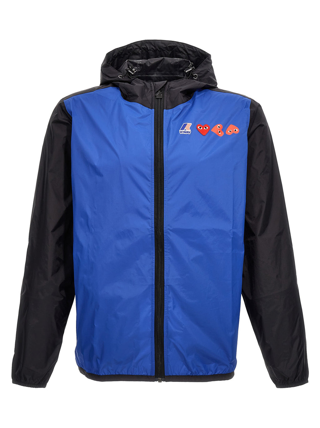Comme des Garçons Play Blue Nylon Shell Jacket