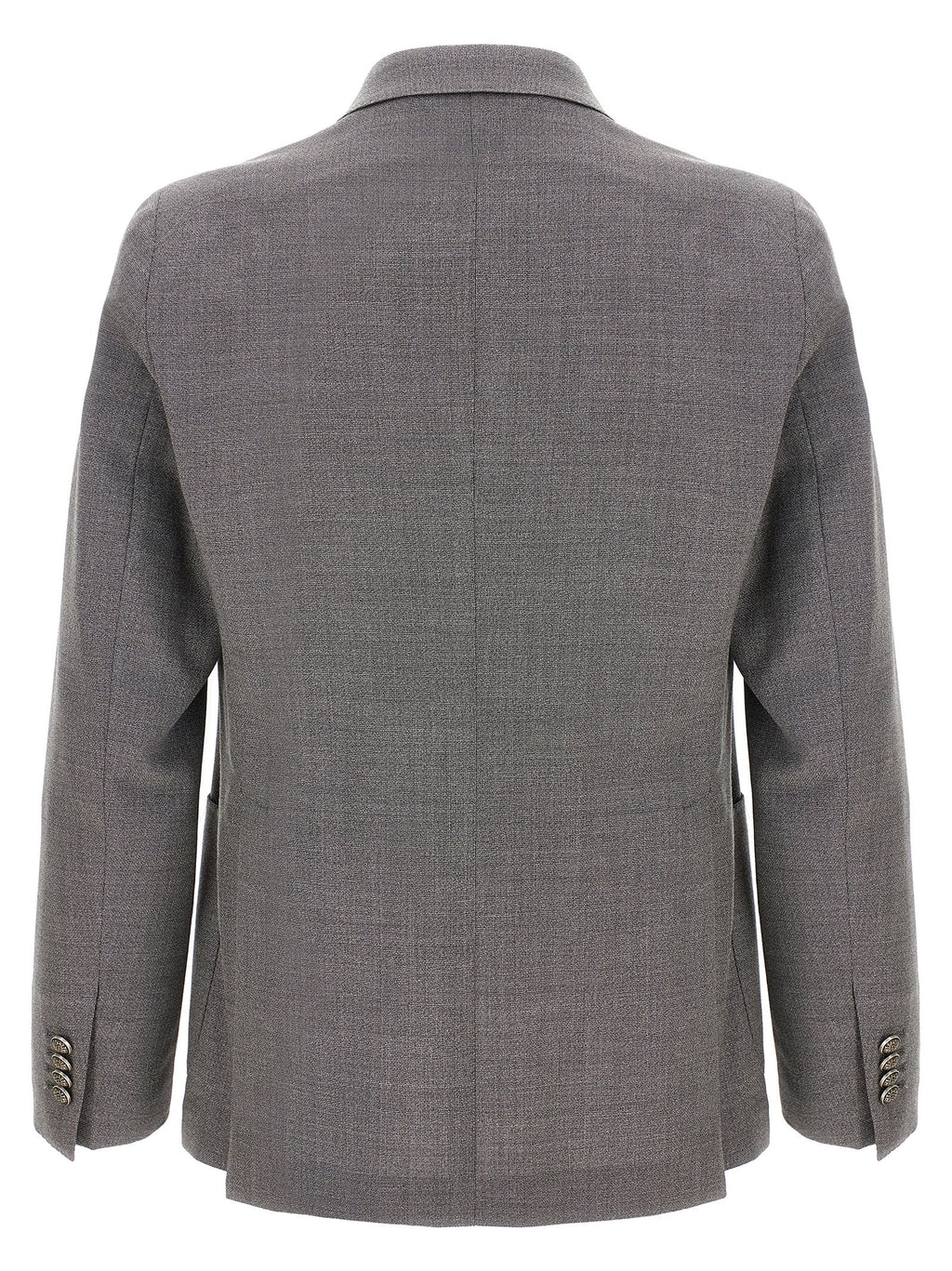 Gray Virgin Wool Blazer