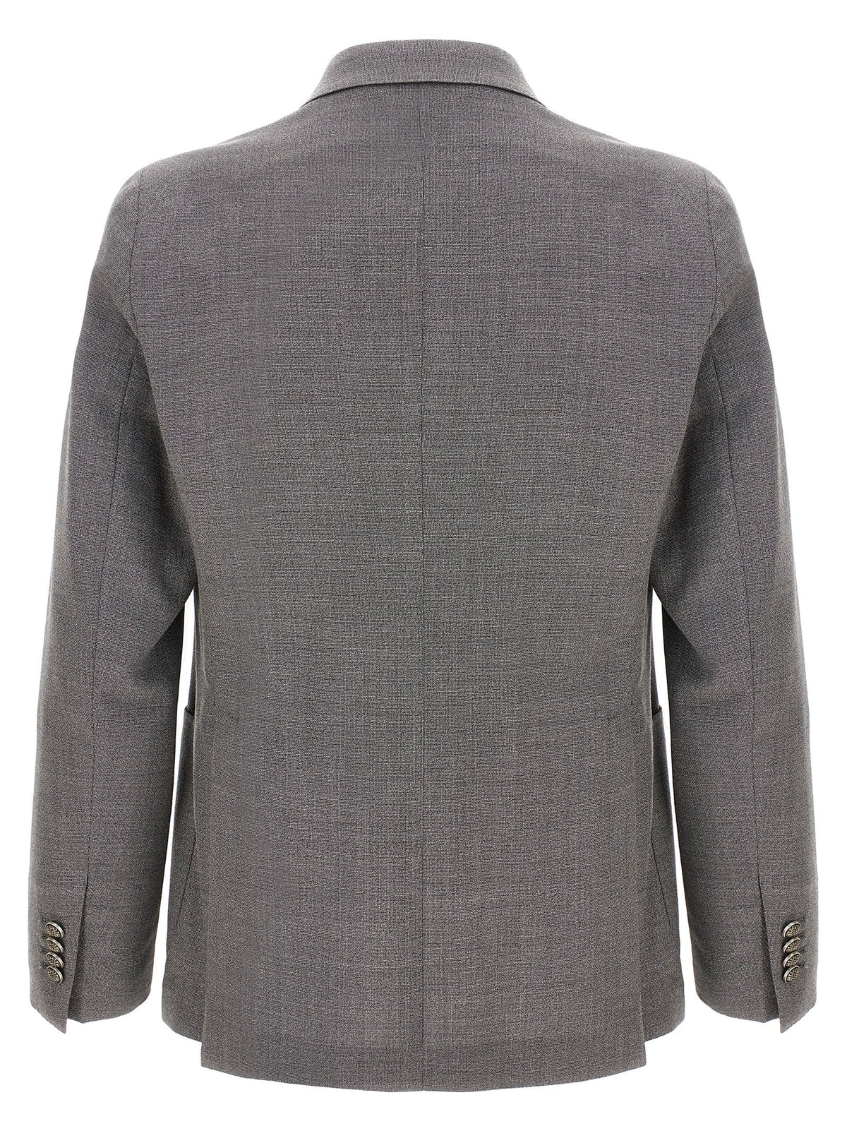Gray Virgin Wool Blazer