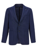 Blue Virgin Wool Blazer