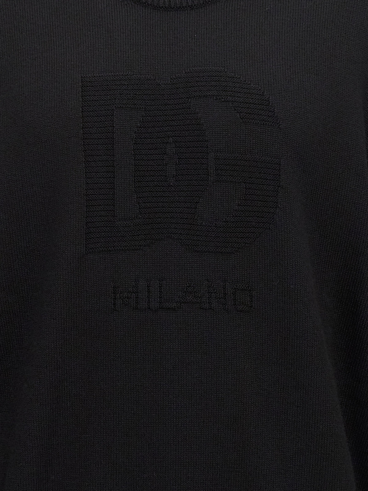 Dolce & Gabbana Black Virgin Wool Cardigan