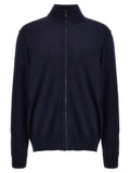 Hugo Boss Blue Wool Cardigan
