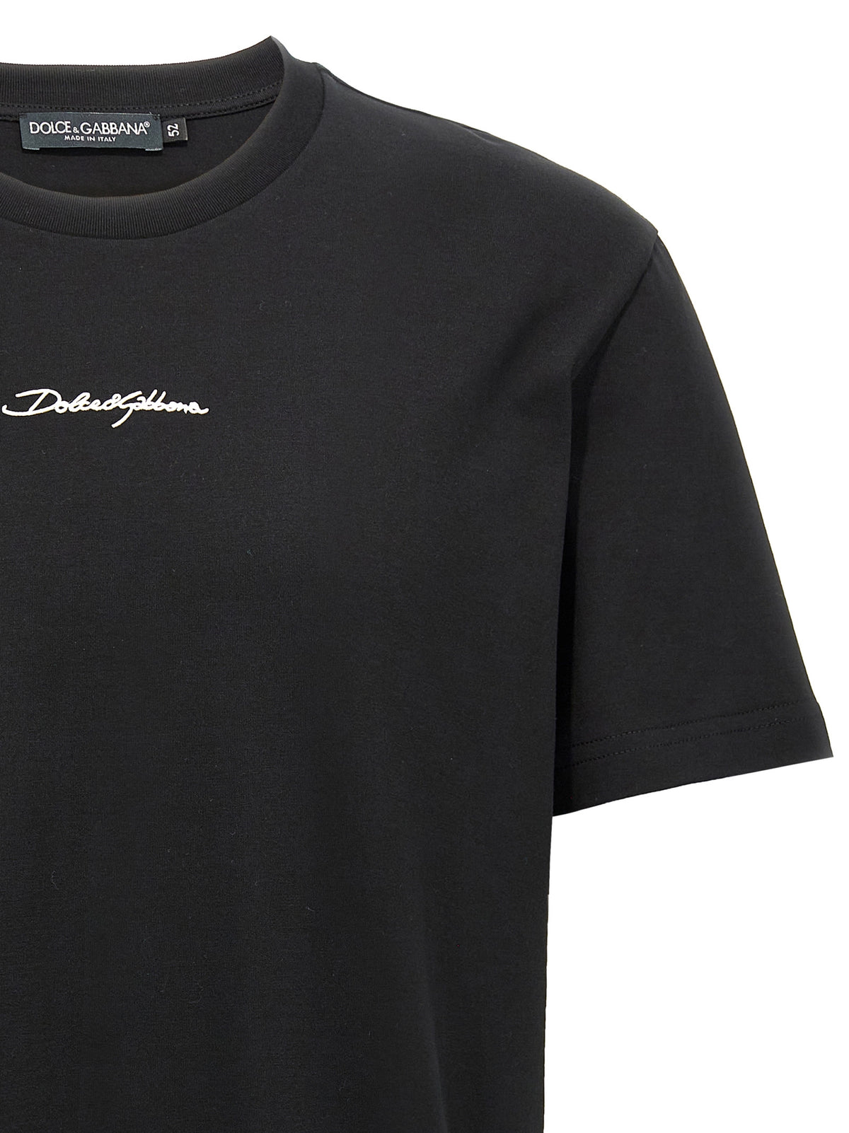 Black Cotton T-Shirt