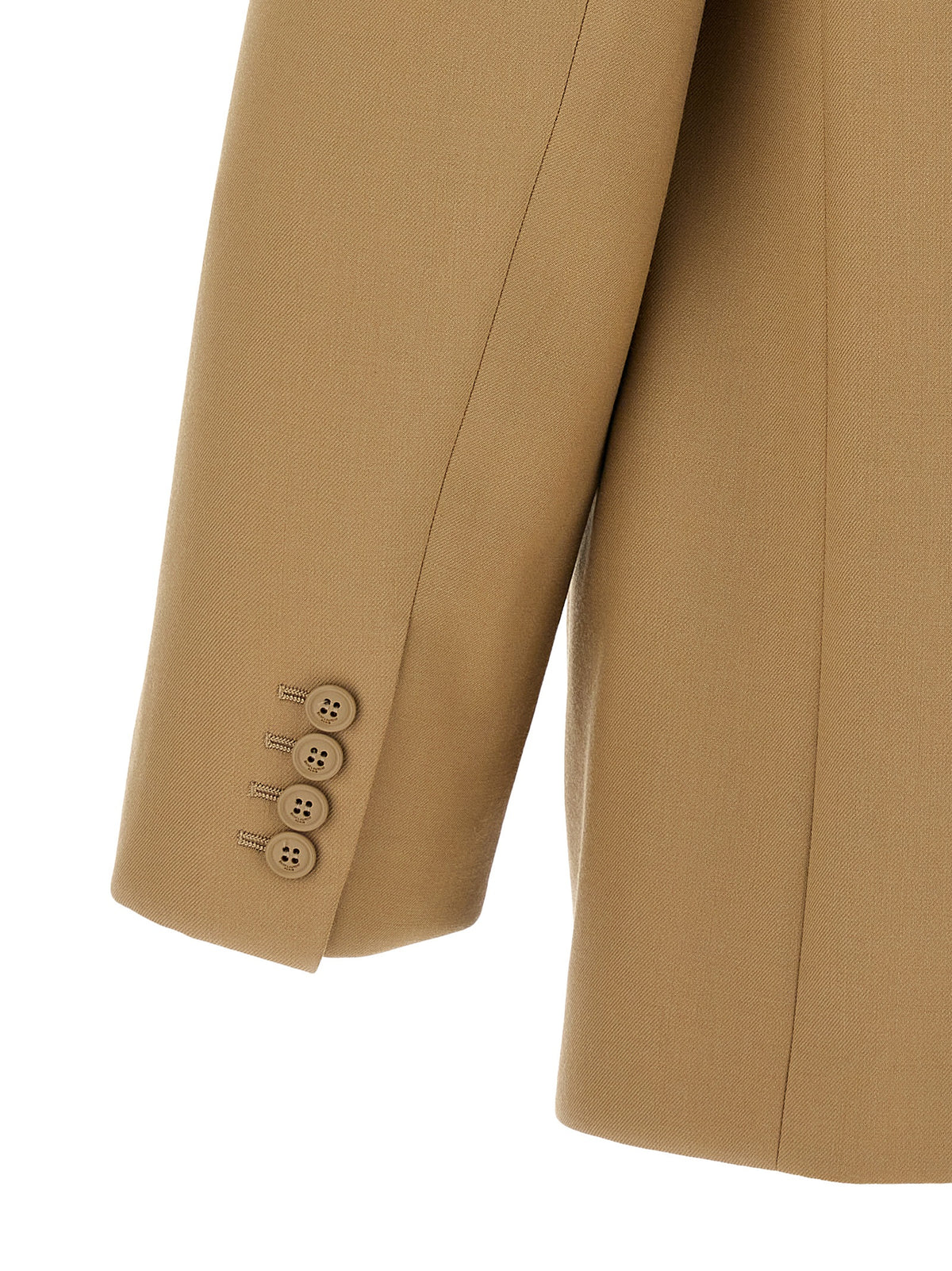 Beige Wool Blazer