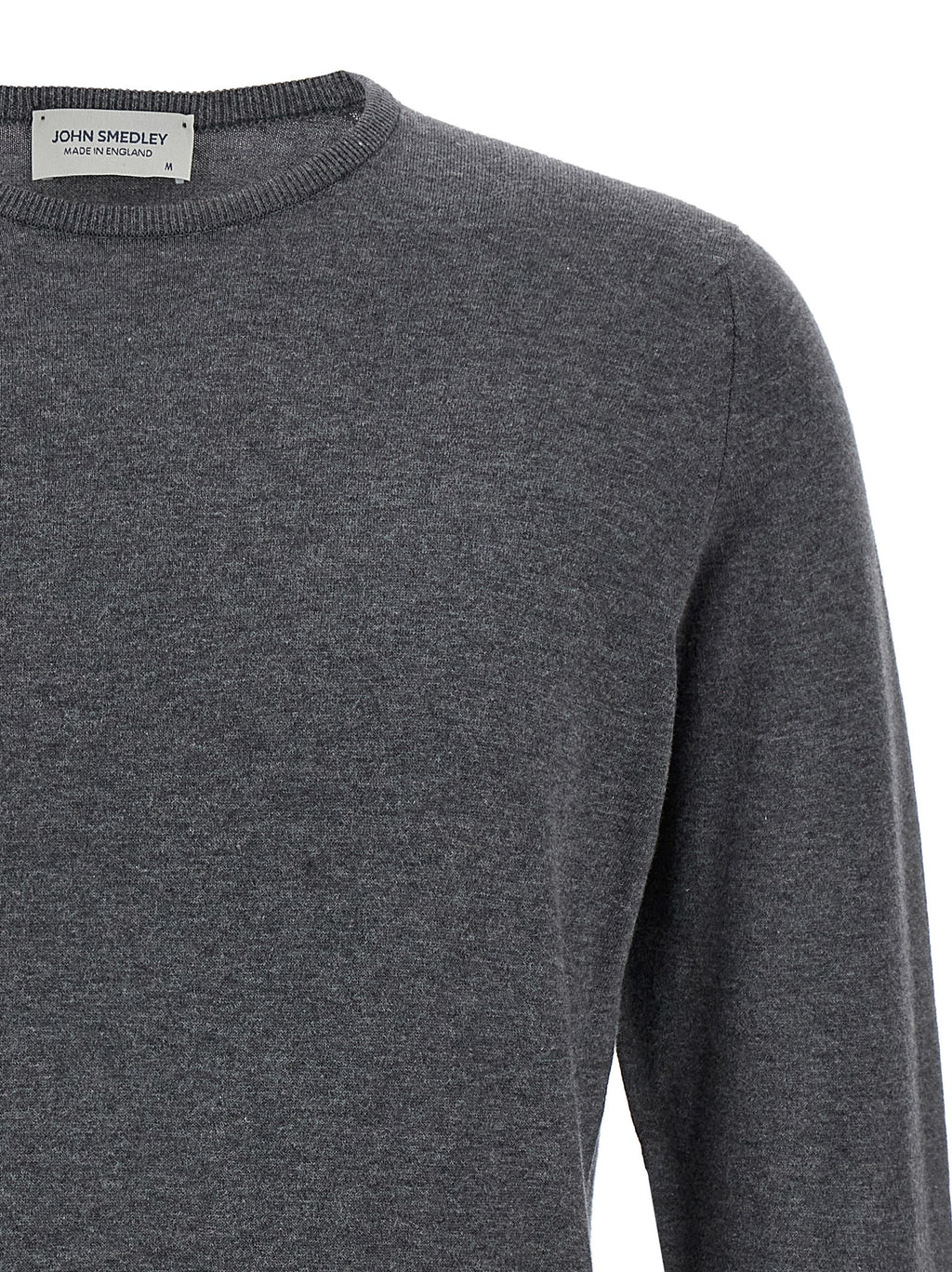 John Smedley Grey Cotton Cardigan