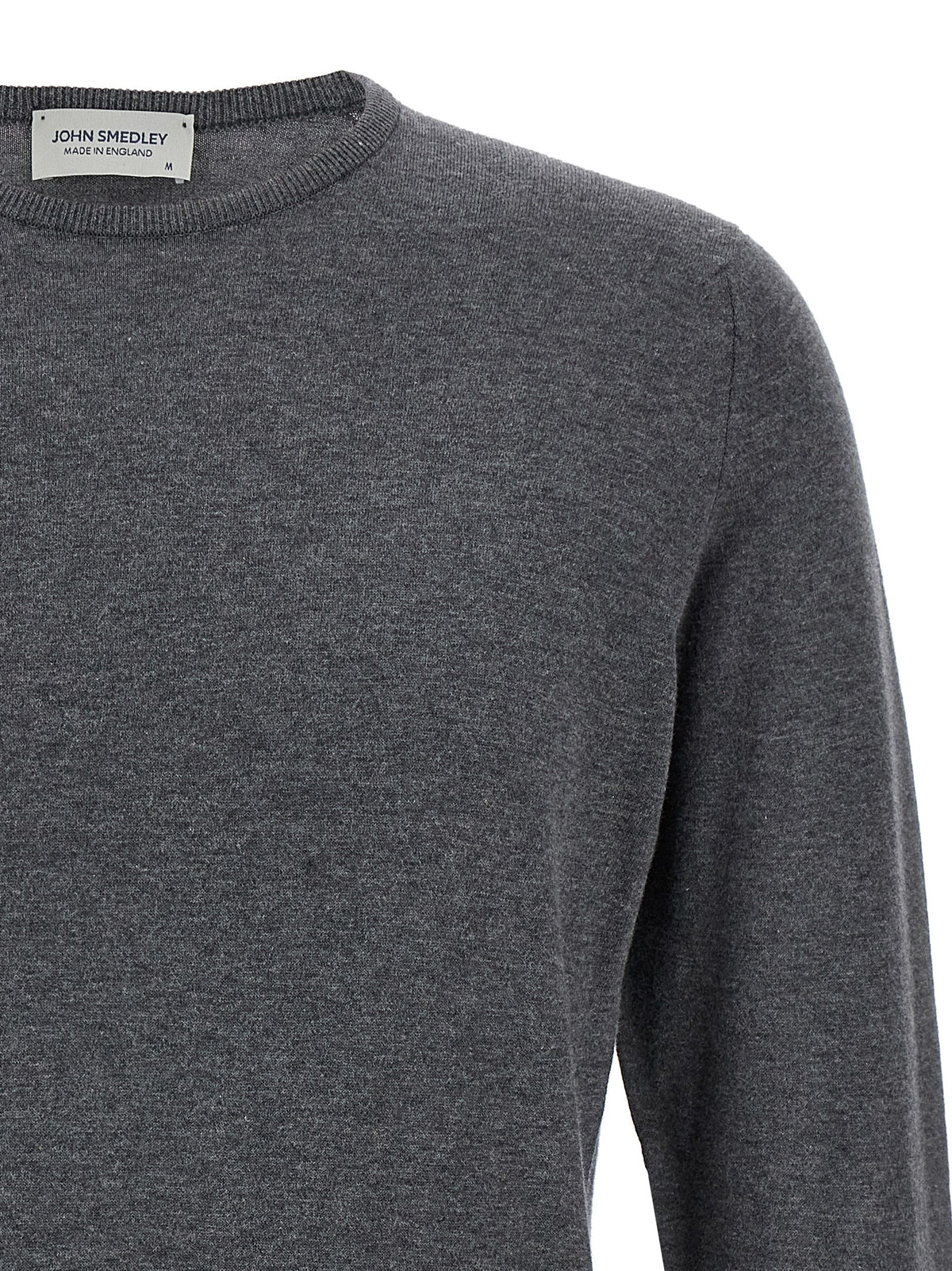 John Smedley Grey Cotton Cardigan