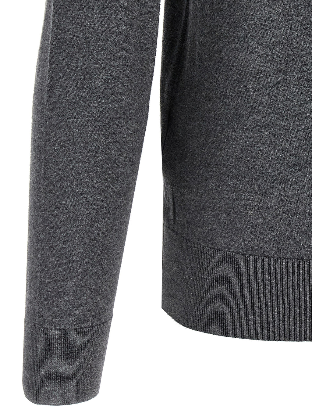 John Smedley Grey Cotton Cardigan