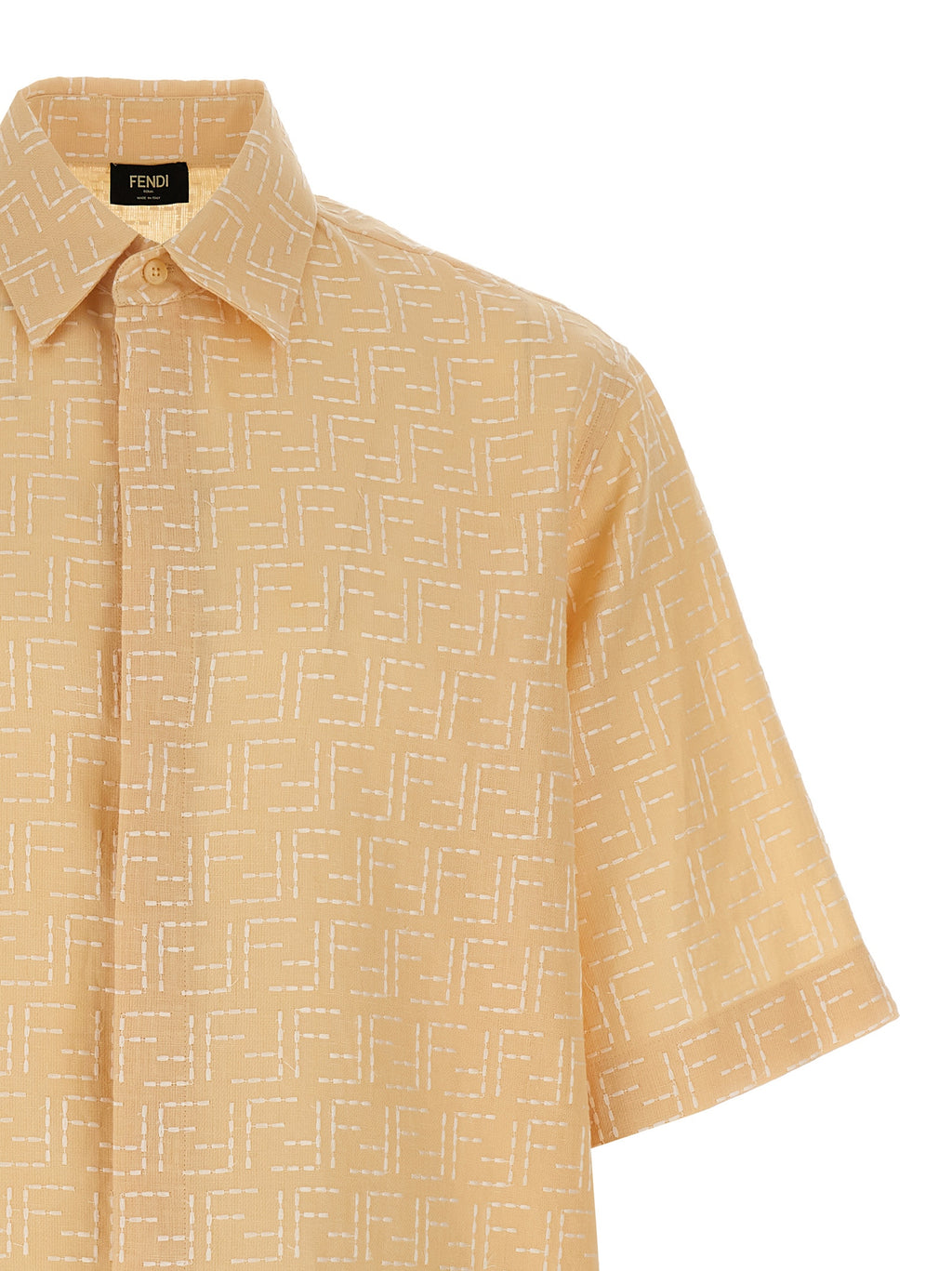 Fendi Beige Linen Shirt