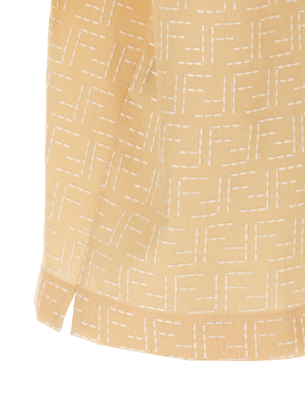 Fendi Beige Linen Shirt