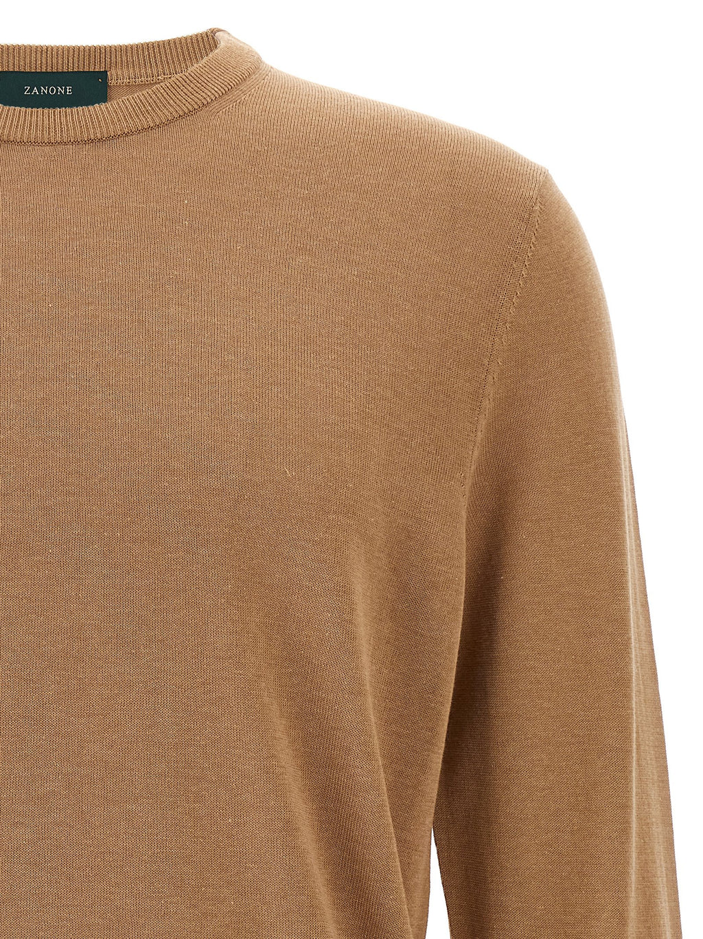 Zanone Beige Cotton Cardigan