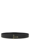 Tom Ford Black Calfskin Belt