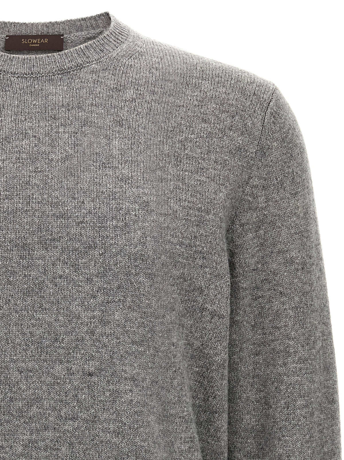 Zanone Grey Virgin Wool Cardigan