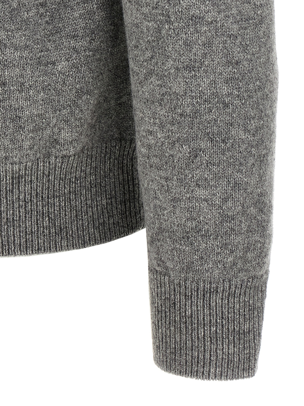 Zanone Grey Virgin Wool Cardigan