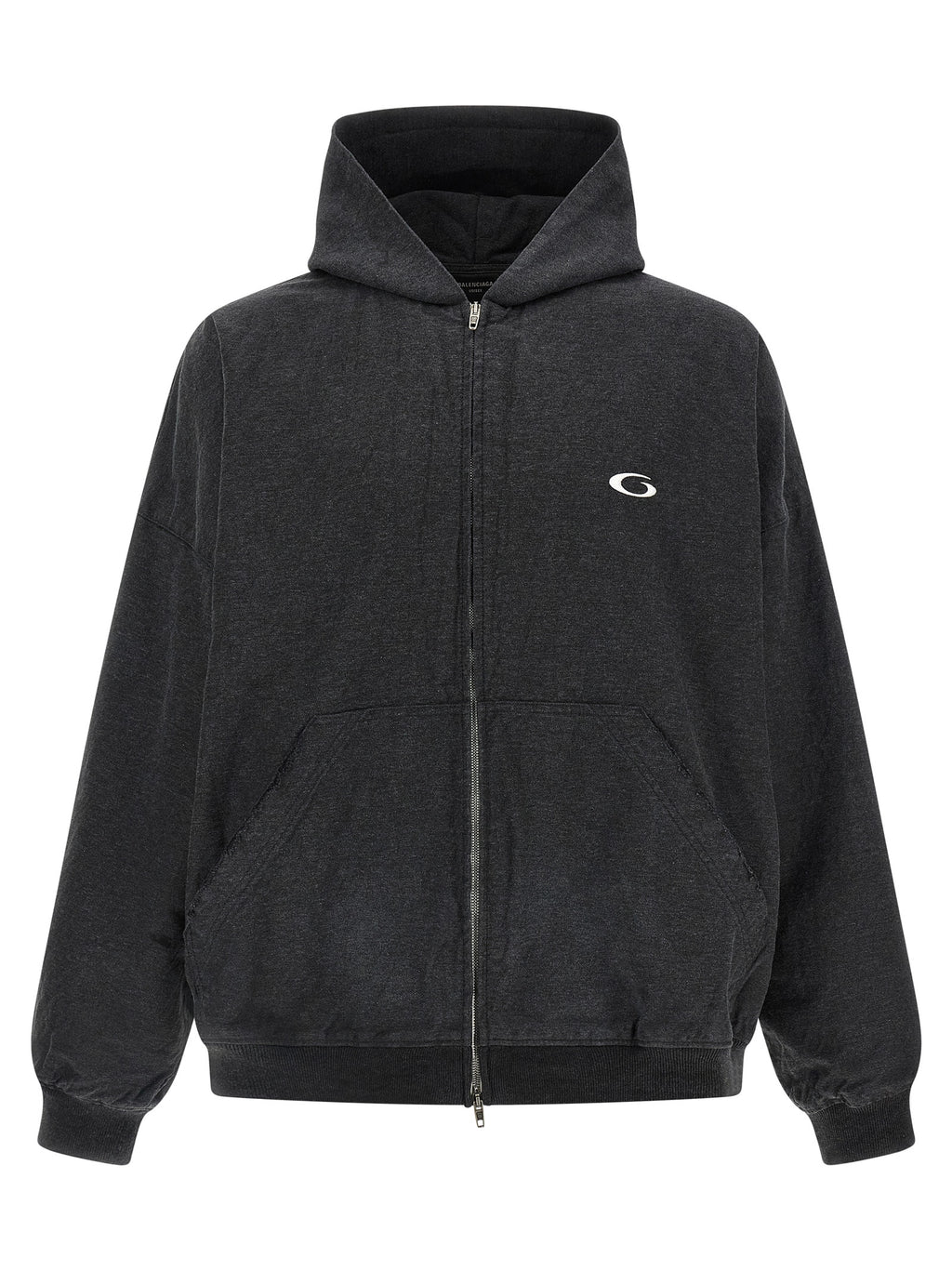 Balenciaga Grey Cotton Sweatshirt