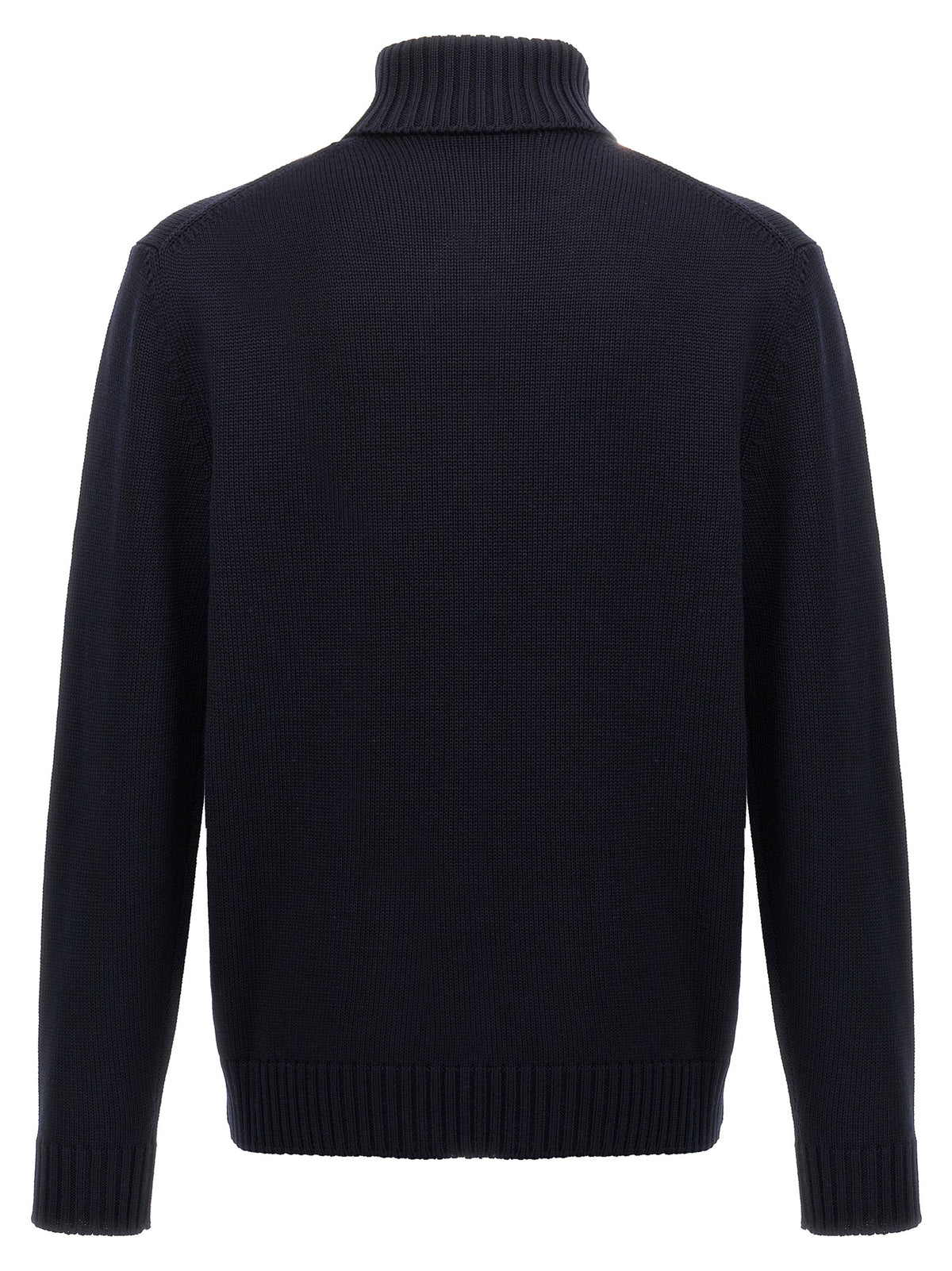 Zanone Blue Virgin Wool Cardigan