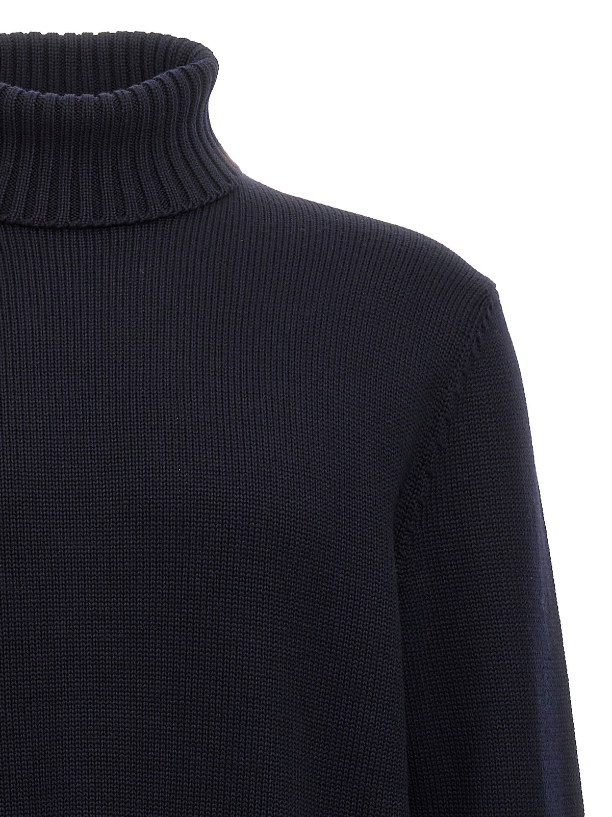 Zanone Blue Virgin Wool Cardigan
