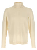 White Virgin Wool Cardigan