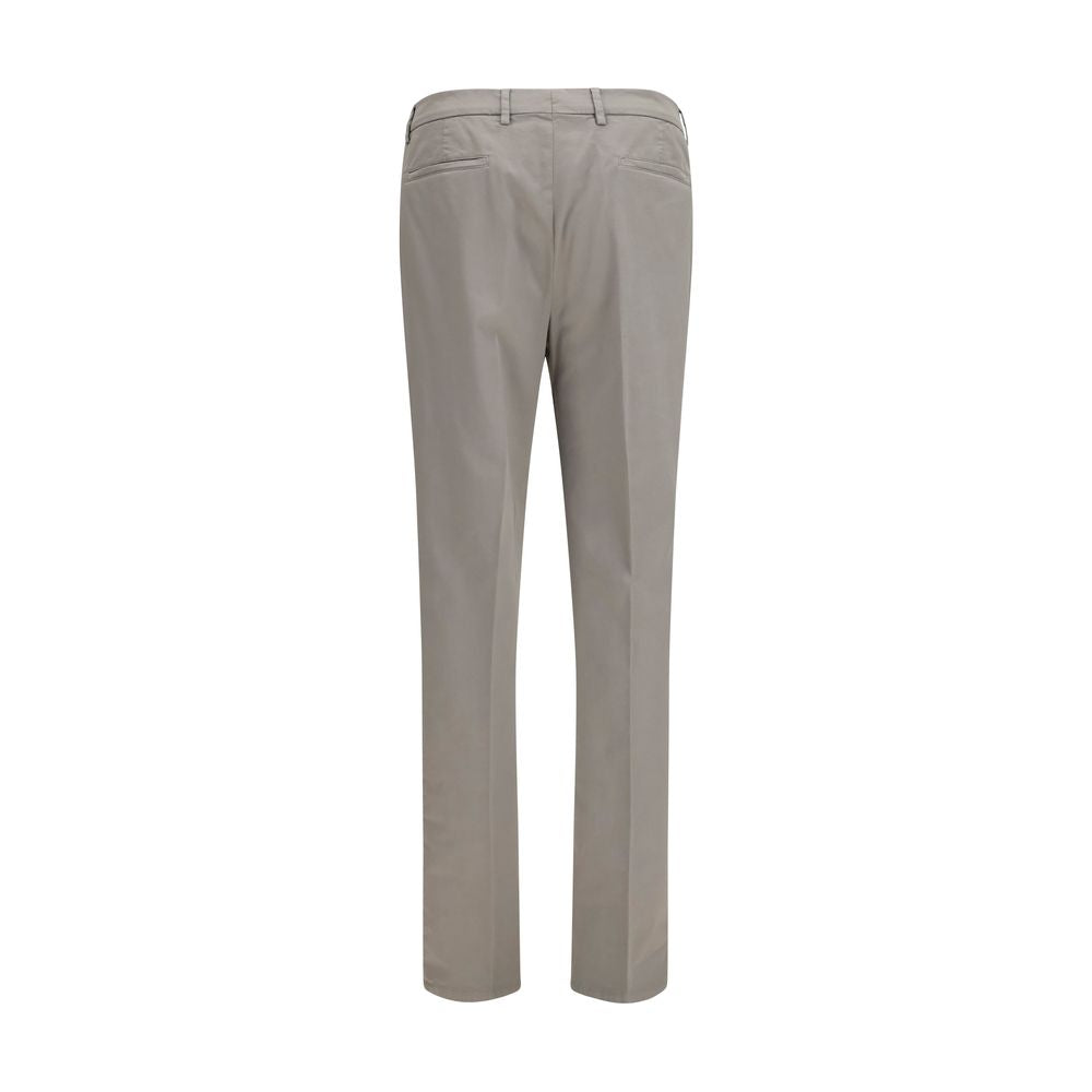 Bicolor Cotton Chino Pants
