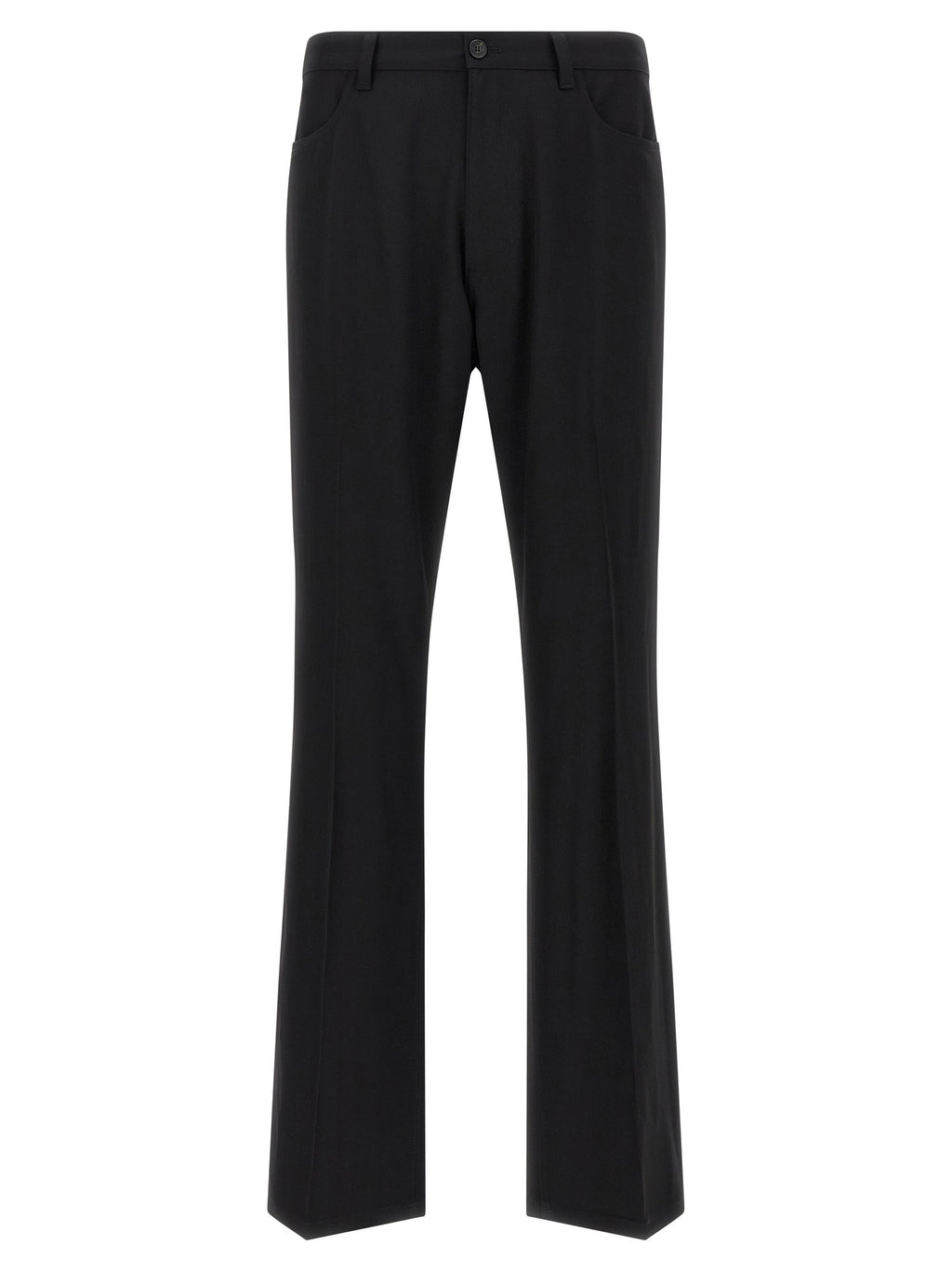 Balenciaga Black Wool Dress Trousers