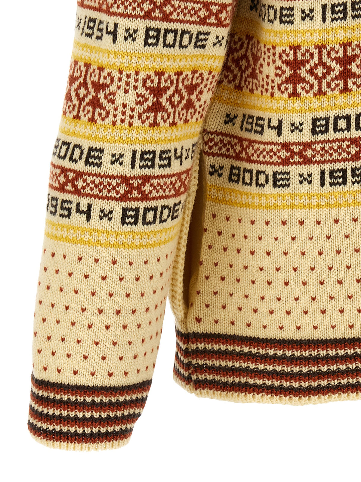Multicolor Wool Cardigan