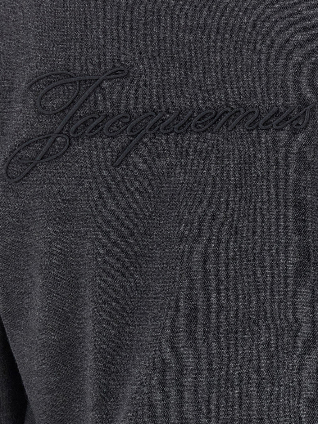 Jacquemus Grey Merino Wool Cardigan
