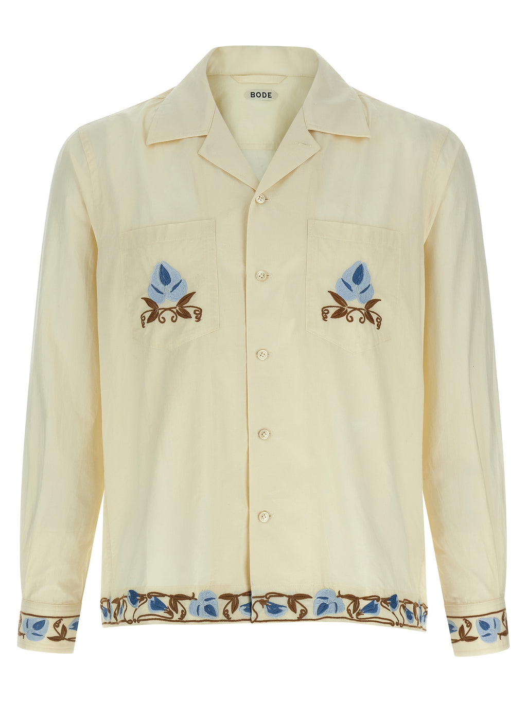 Bode Beige Cotton Shirt