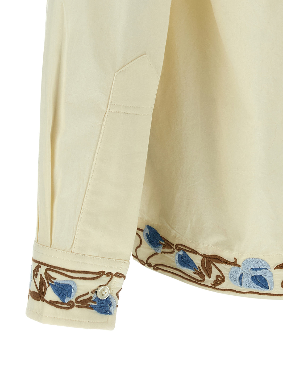 Beige Cotton Blouse