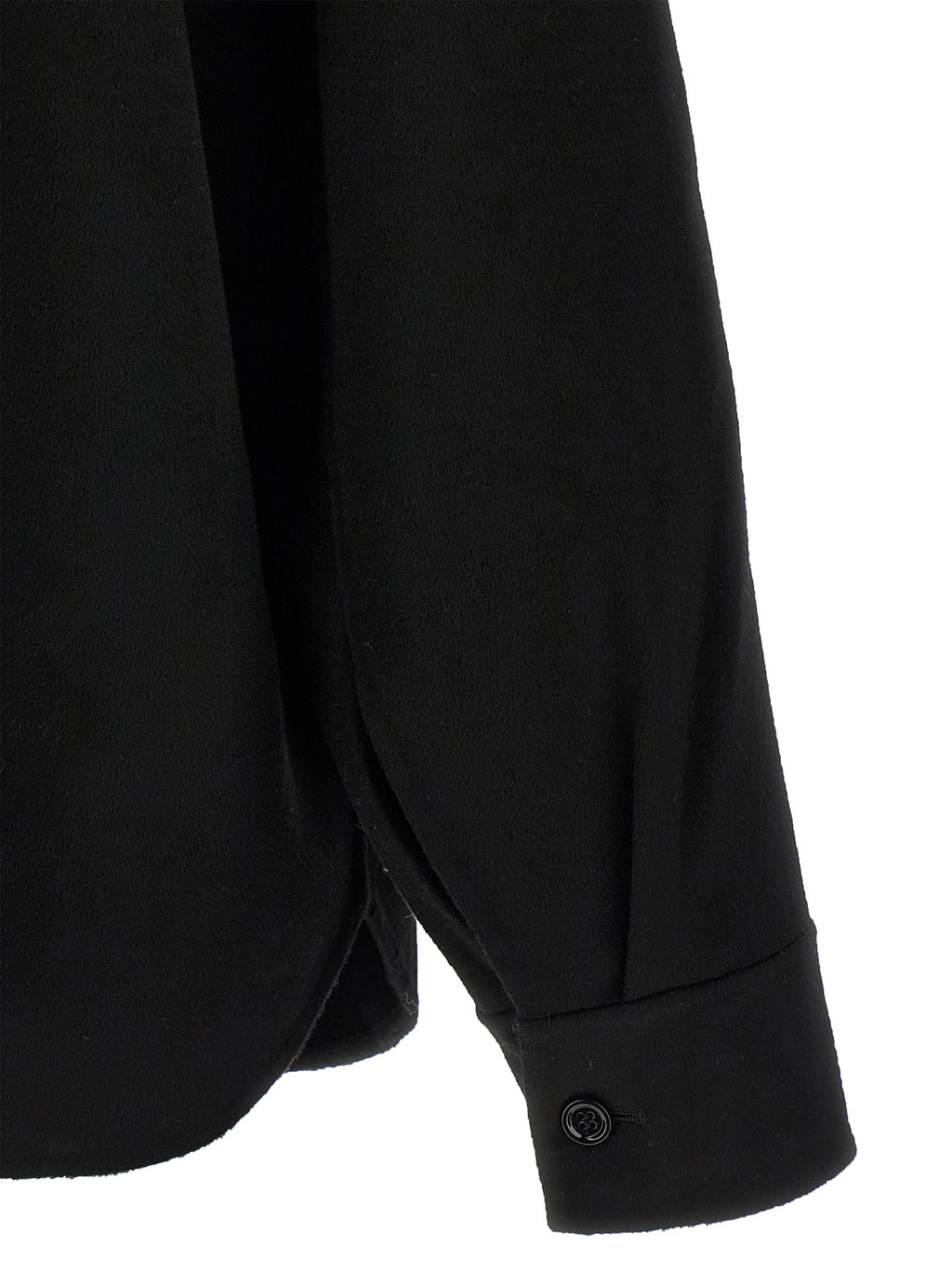 Séfr Black Wool Shirt
