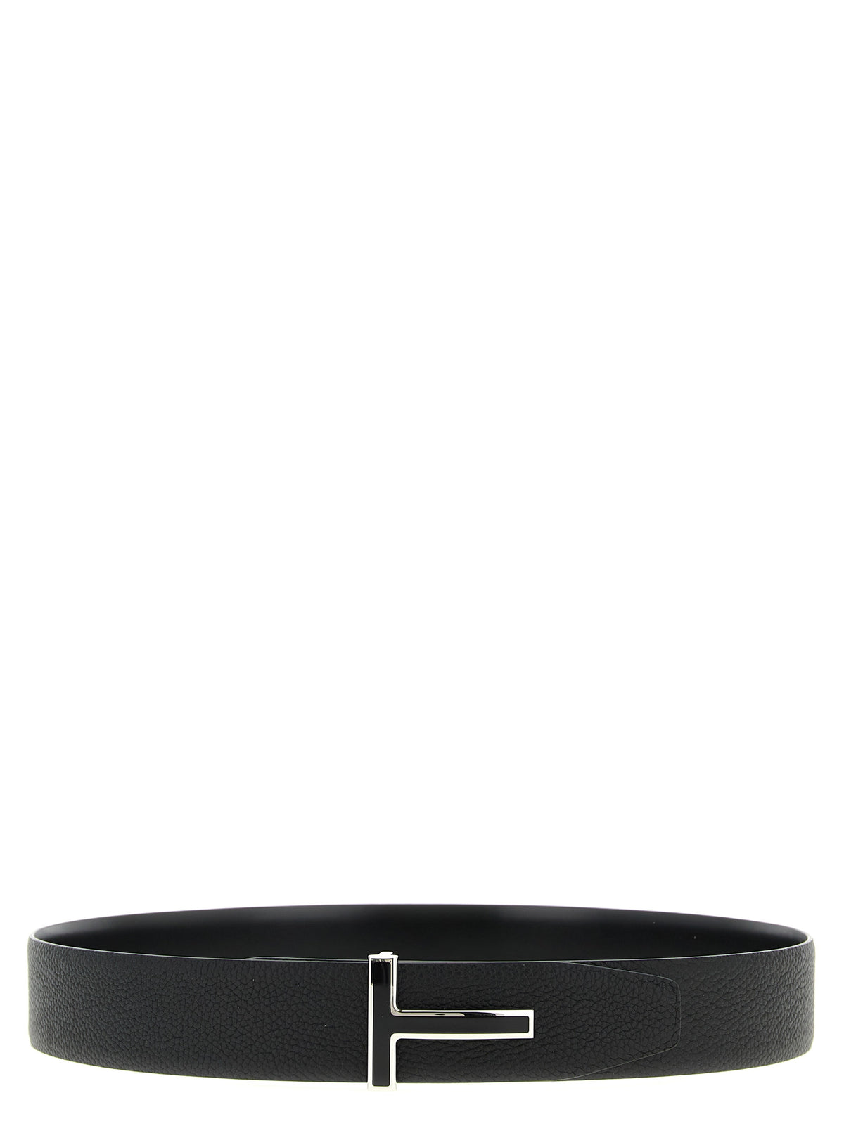 Black Calfskin Regular Belt