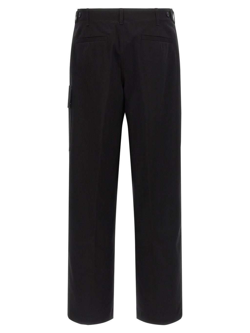 Fendi Black Cotton Cargo Trousers