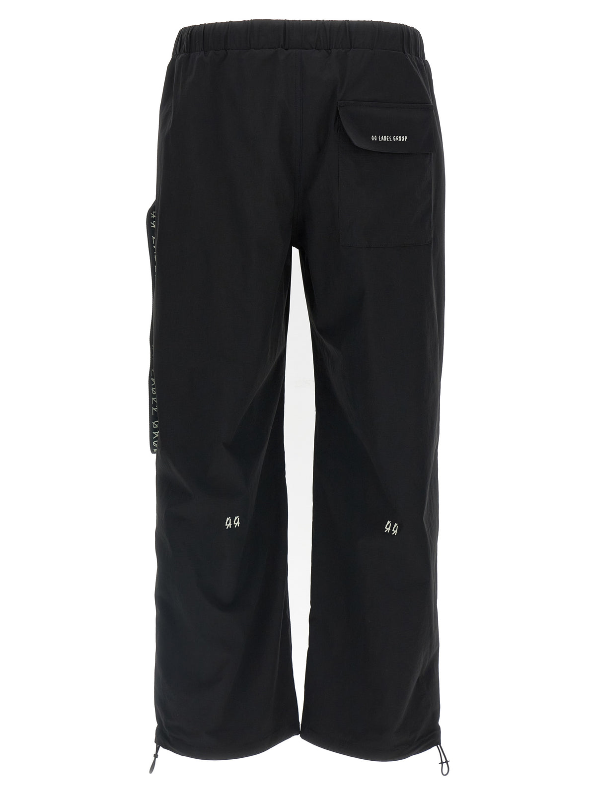 Black Polyamide Athletic Pants