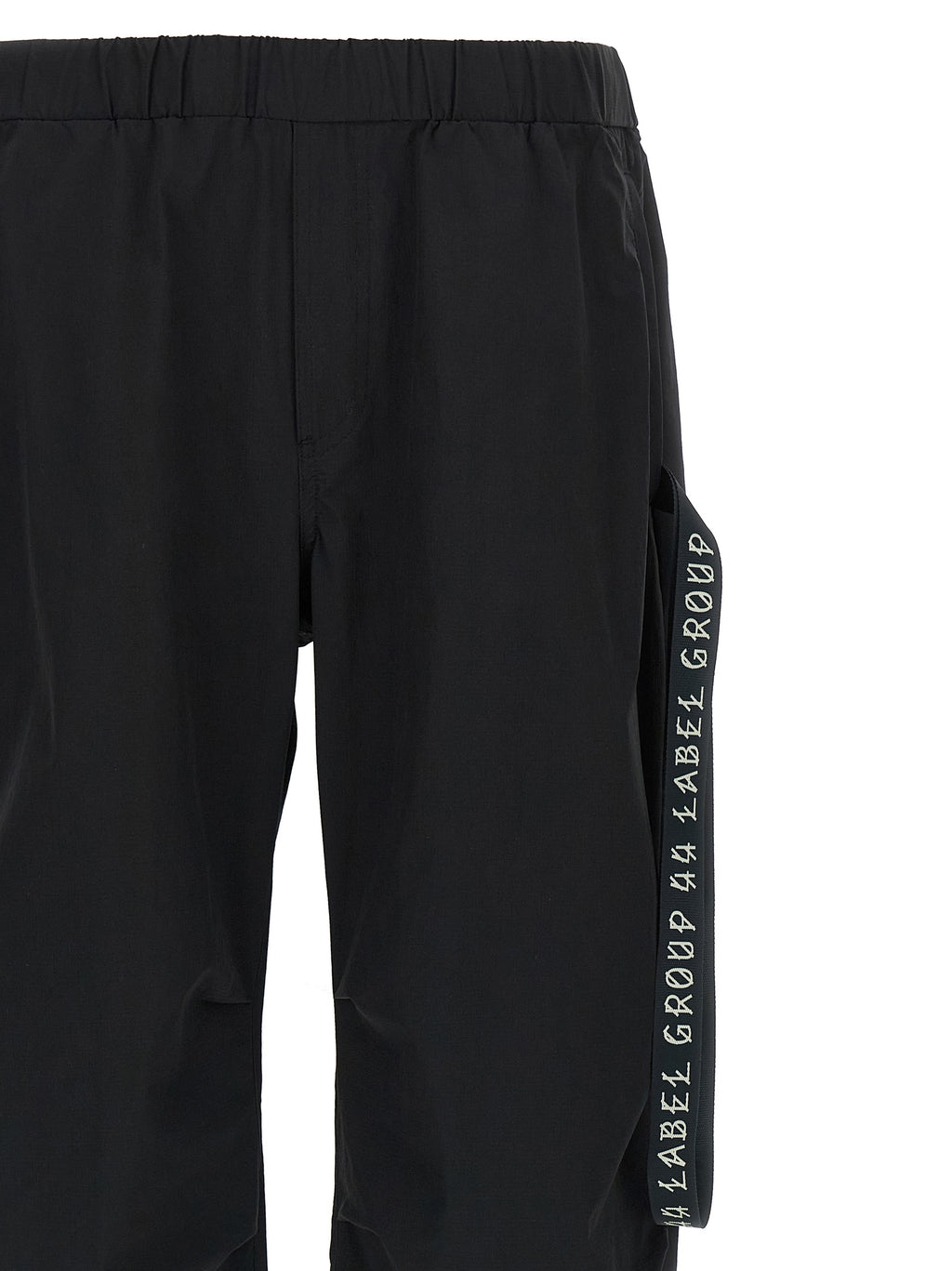 Black Polyamide Athletic Pants