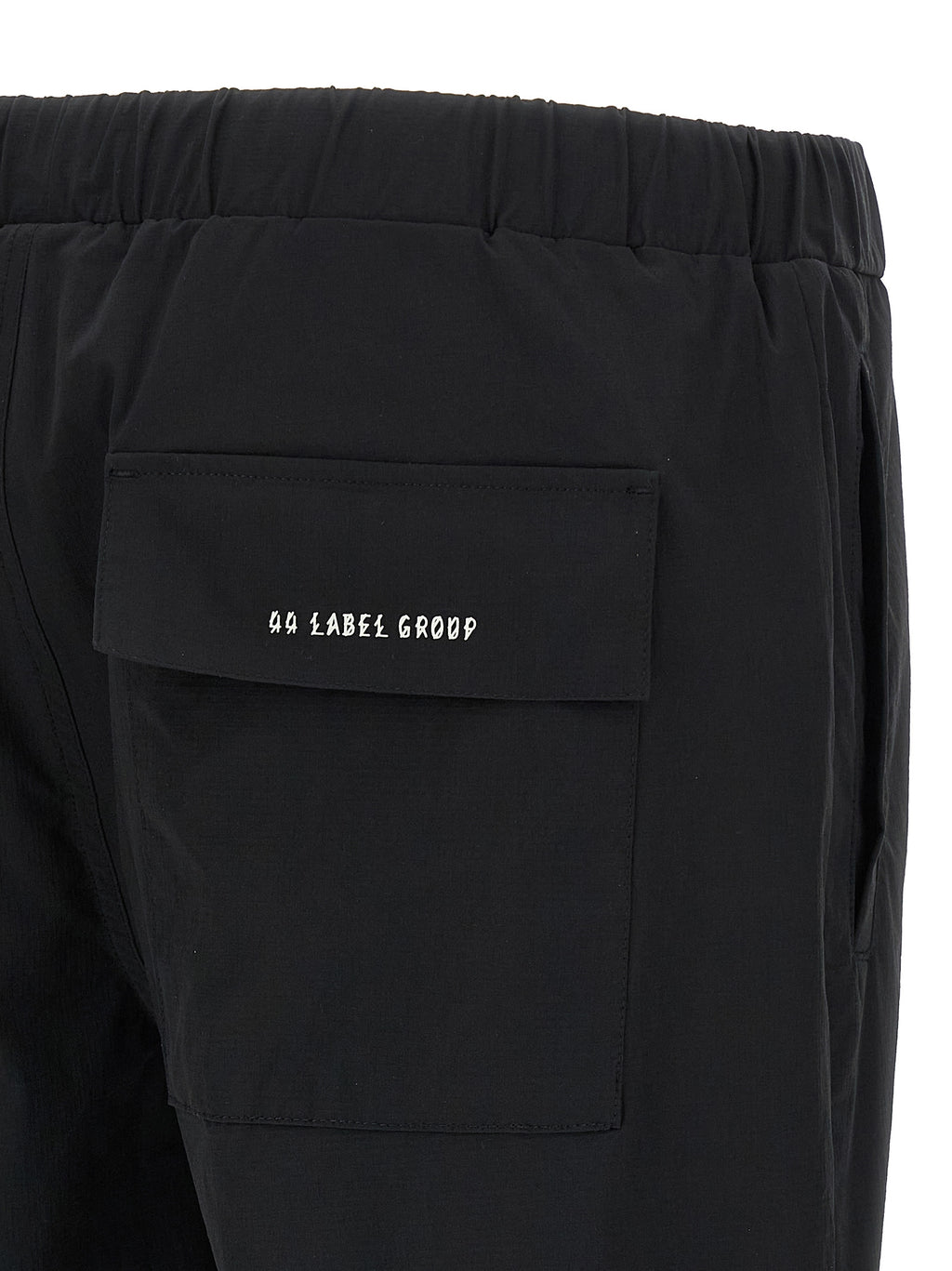 Black Polyamide Athletic Pants