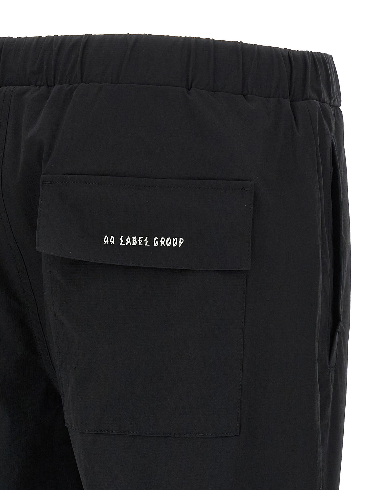 Black Polyamide Athletic Pants