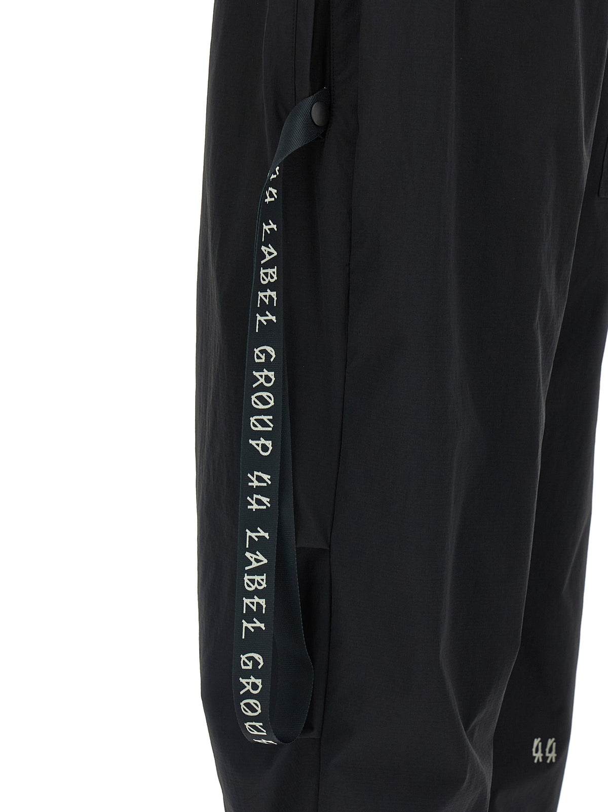 Black Polyamide Athletic Pants
