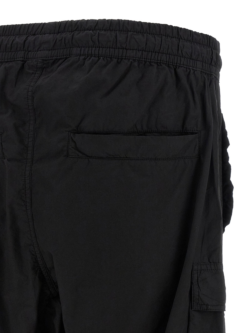 Thom Krom Black Organic Cotton Cargo Trousers