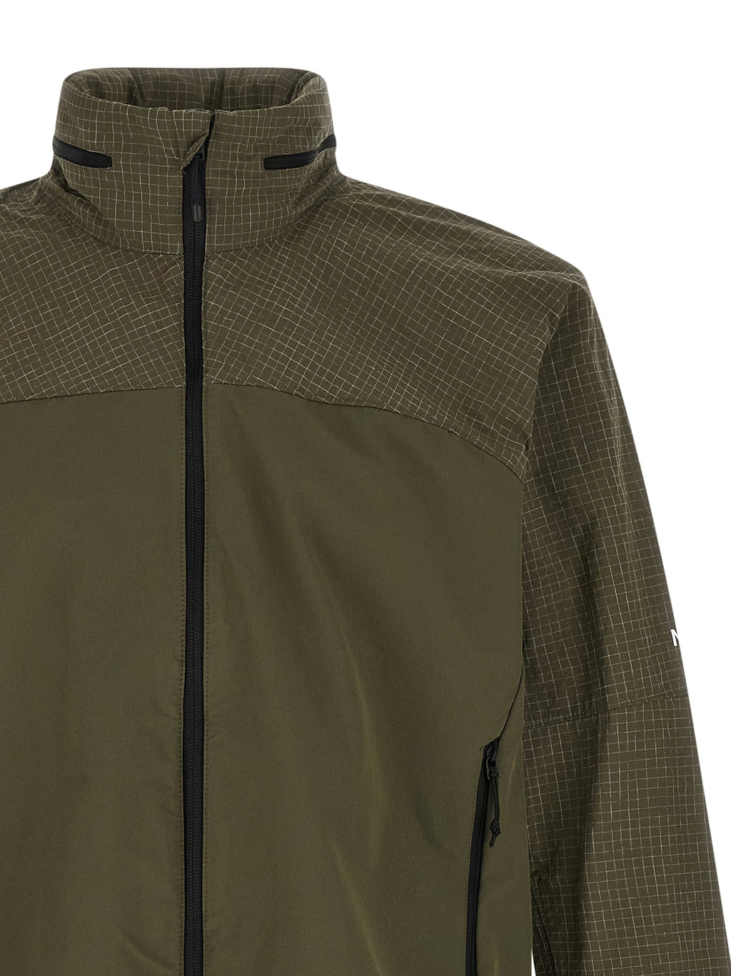 Bicolor Nylon Shell Jacket