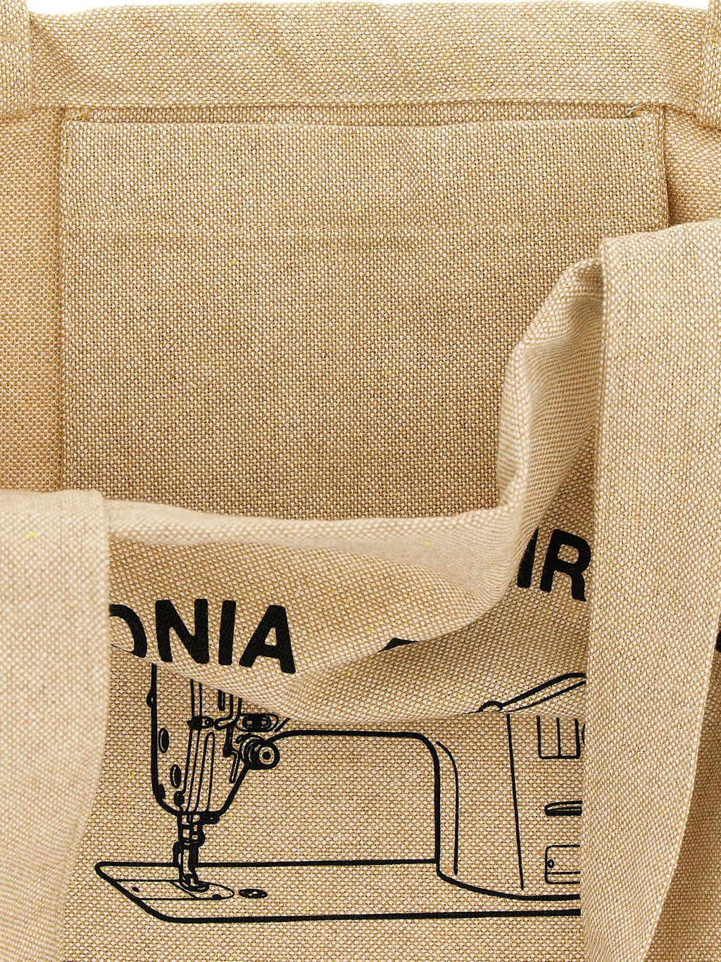Patagonia Beige Cotton Tote Bag