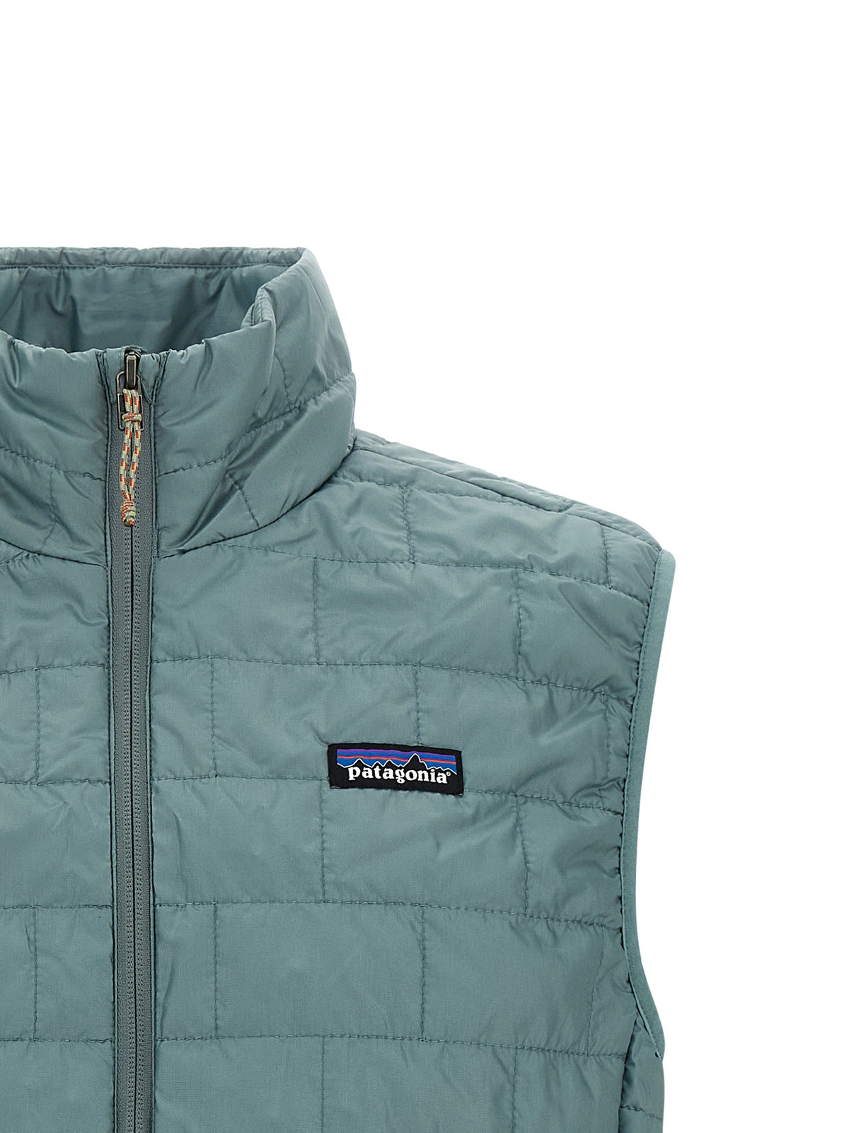 Patagonia Blue Polyester Sleeveless Jacket