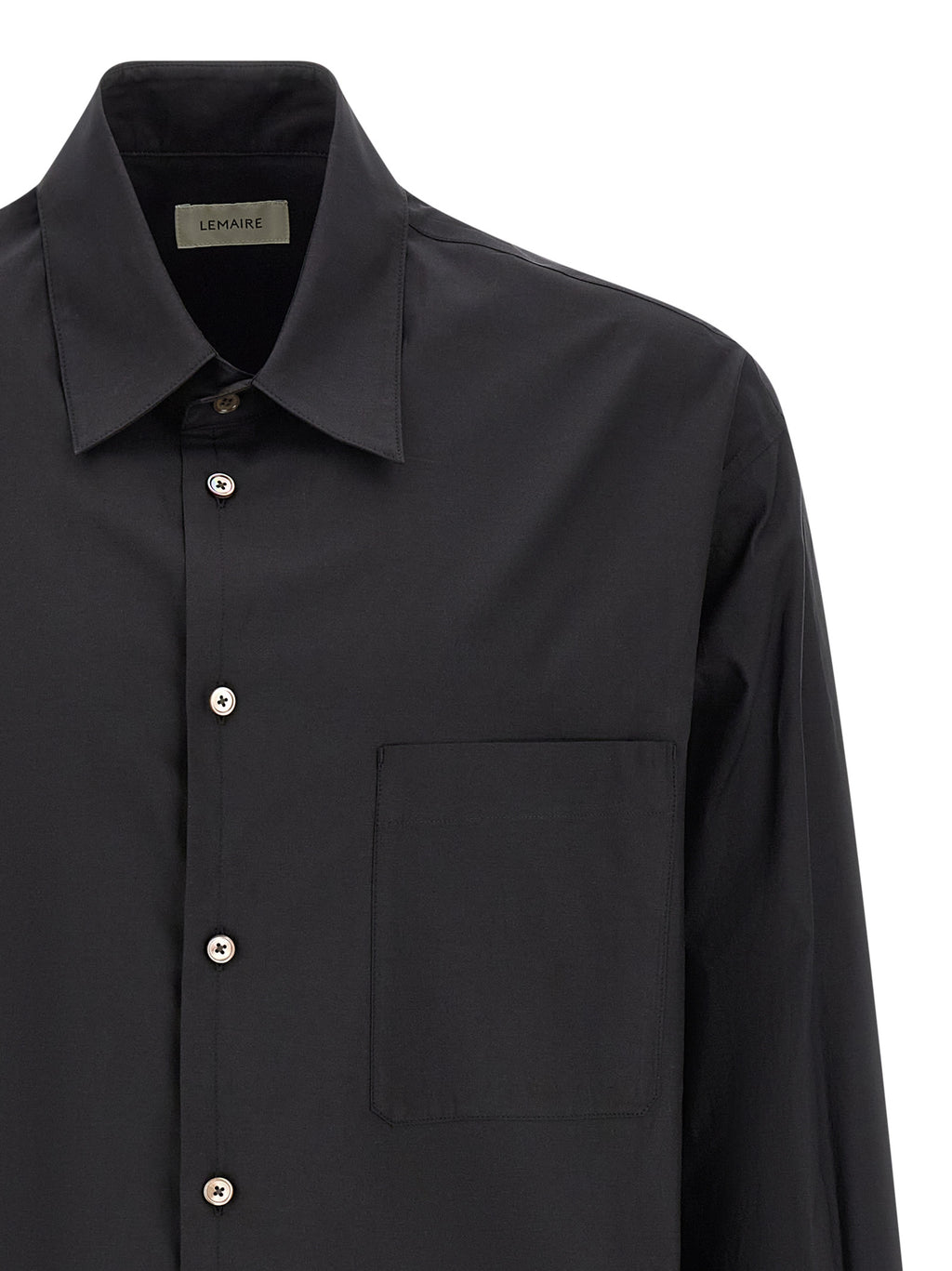 Lemaire Black Cotton Shirt