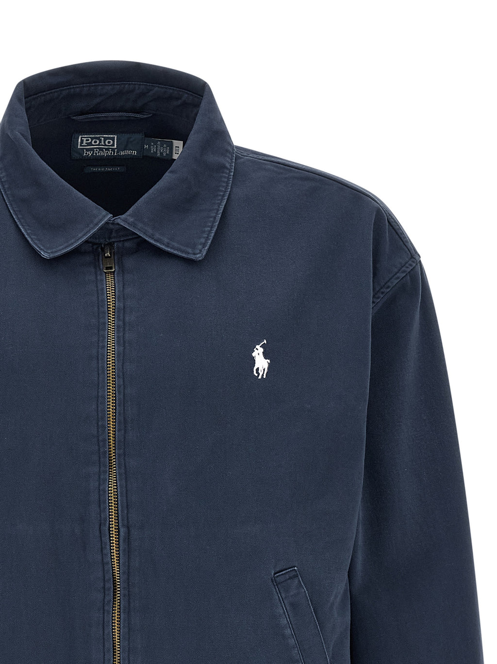 Polo Ralph Lauren Blue Cotton Long Jacket