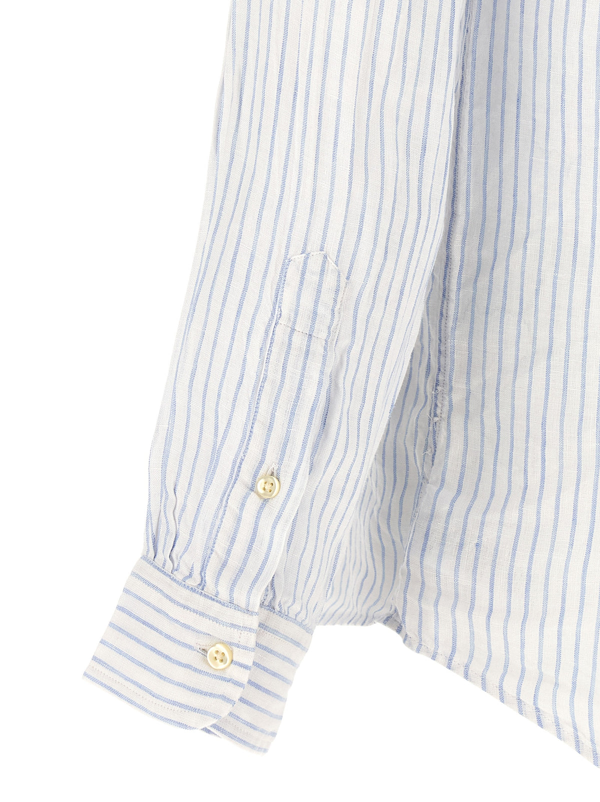 Polo Ralph Lauren Blue Linen Shirt