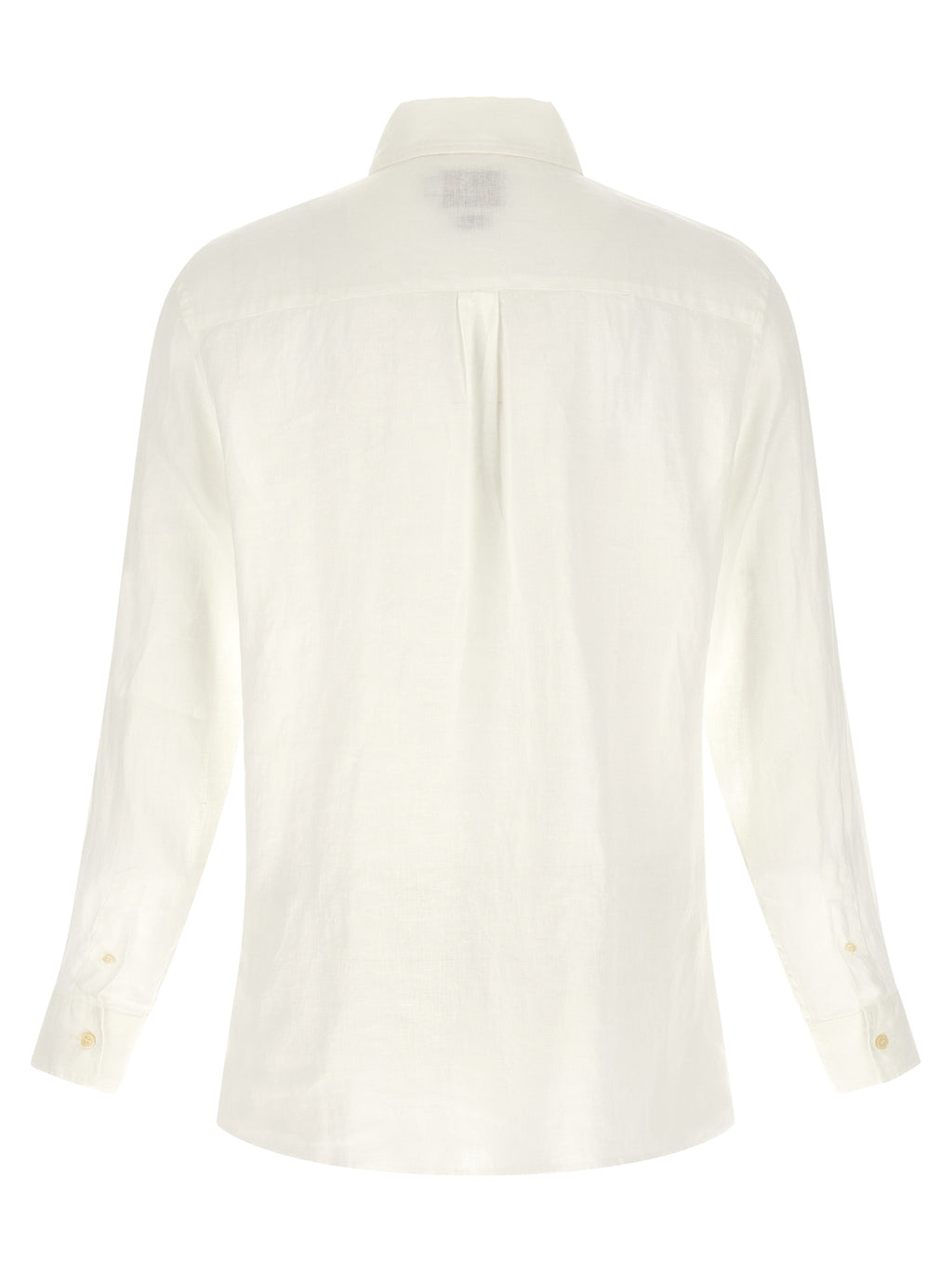 MC2 Saint Barth White Linen Polo Shirt