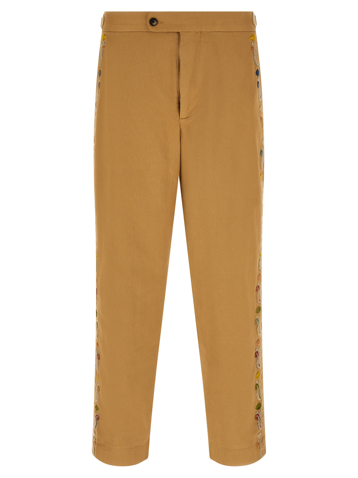 Bode Beige Cotton Casual Trousers