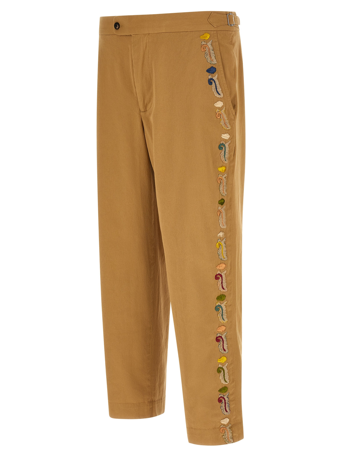 Bode Beige Cotton Casual Trousers