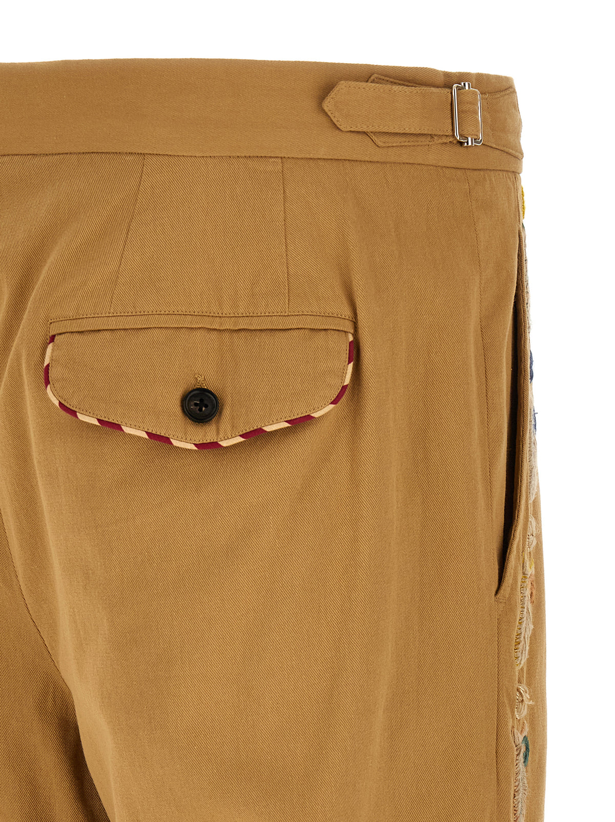 Bode Beige Cotton Casual Trousers
