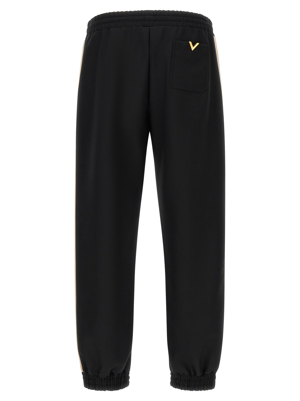 Valentino Garavani Black Polyester Track Pants