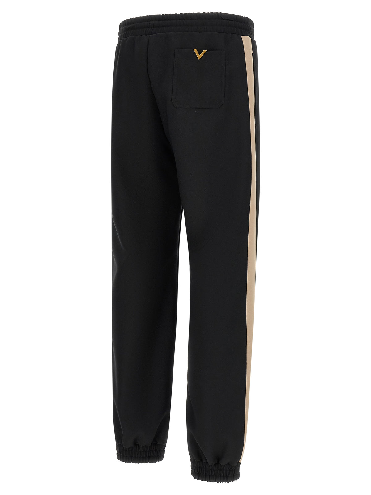 Valentino Garavani Black Polyester Track Pants
