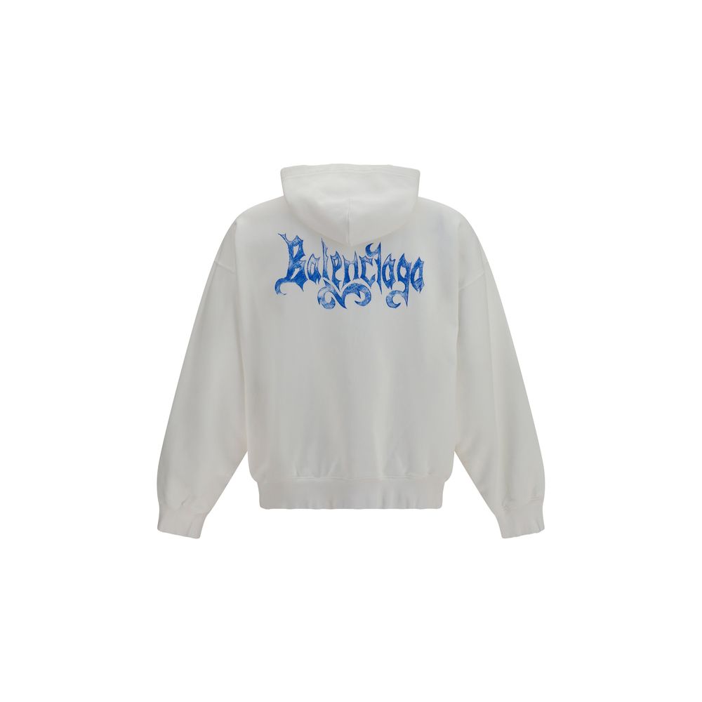 White Cotton Sweatshirt